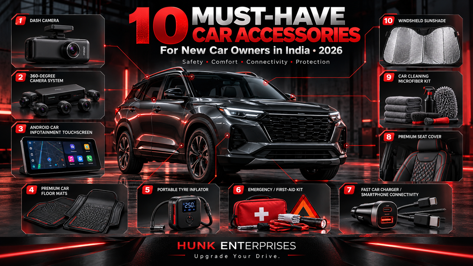 car accessories in India for new car owners