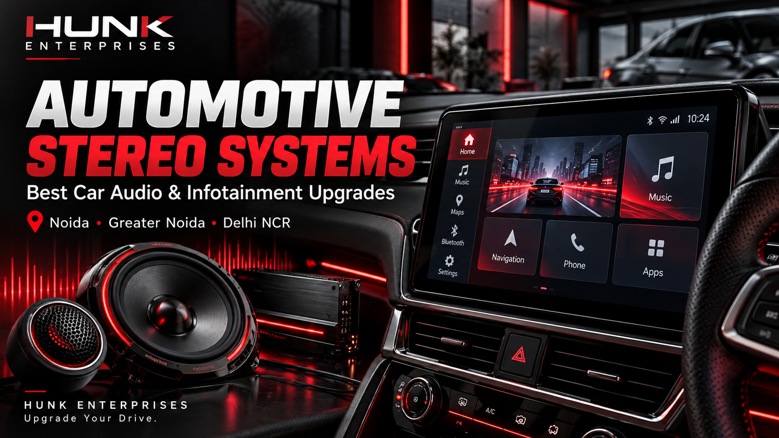 automotive stereo systems car audio and infotainment in Noida Greater Noida Ghaziabad