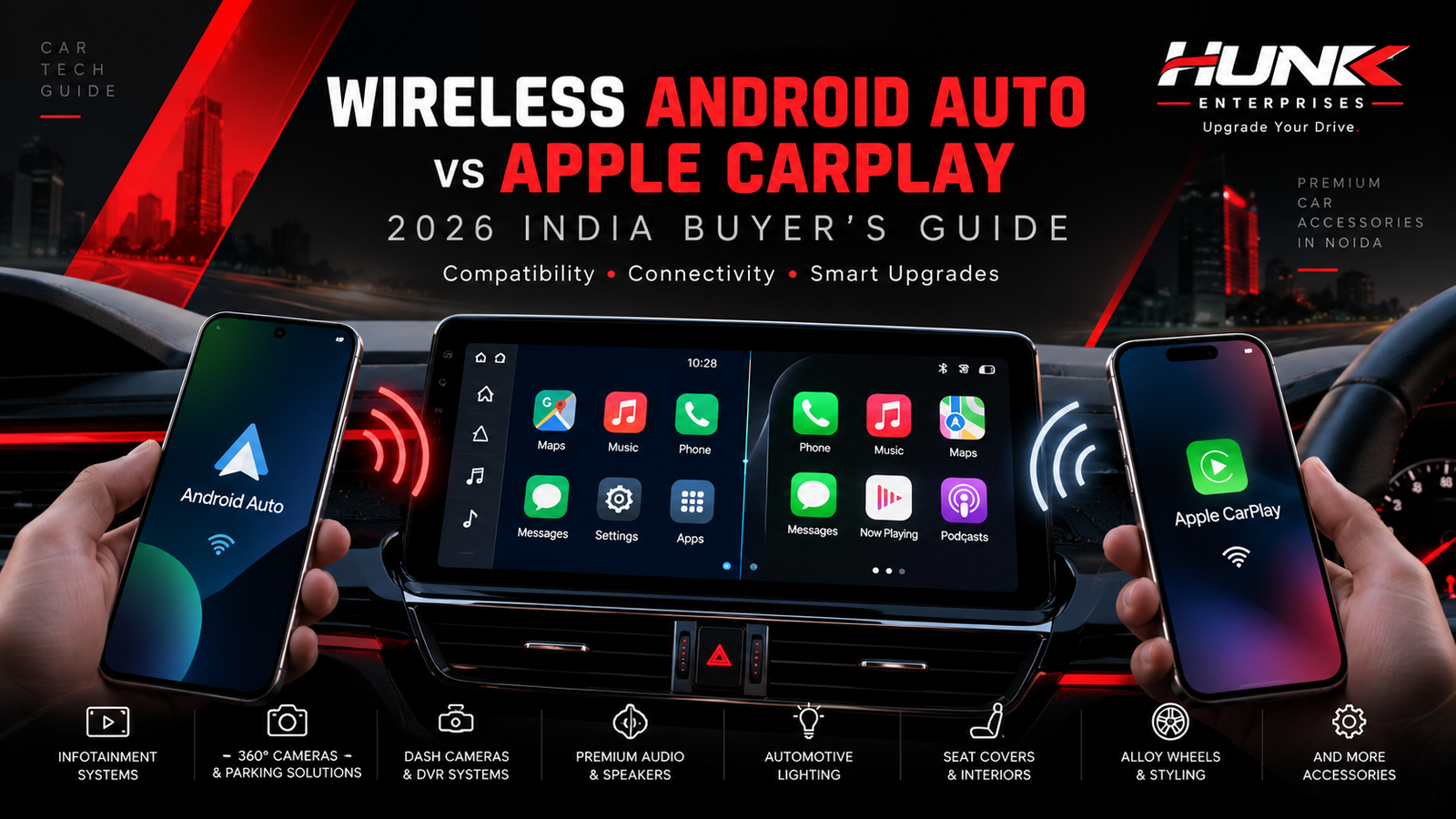 Wireless Android Auto vs Apple CarPlay: 2026 India Guide